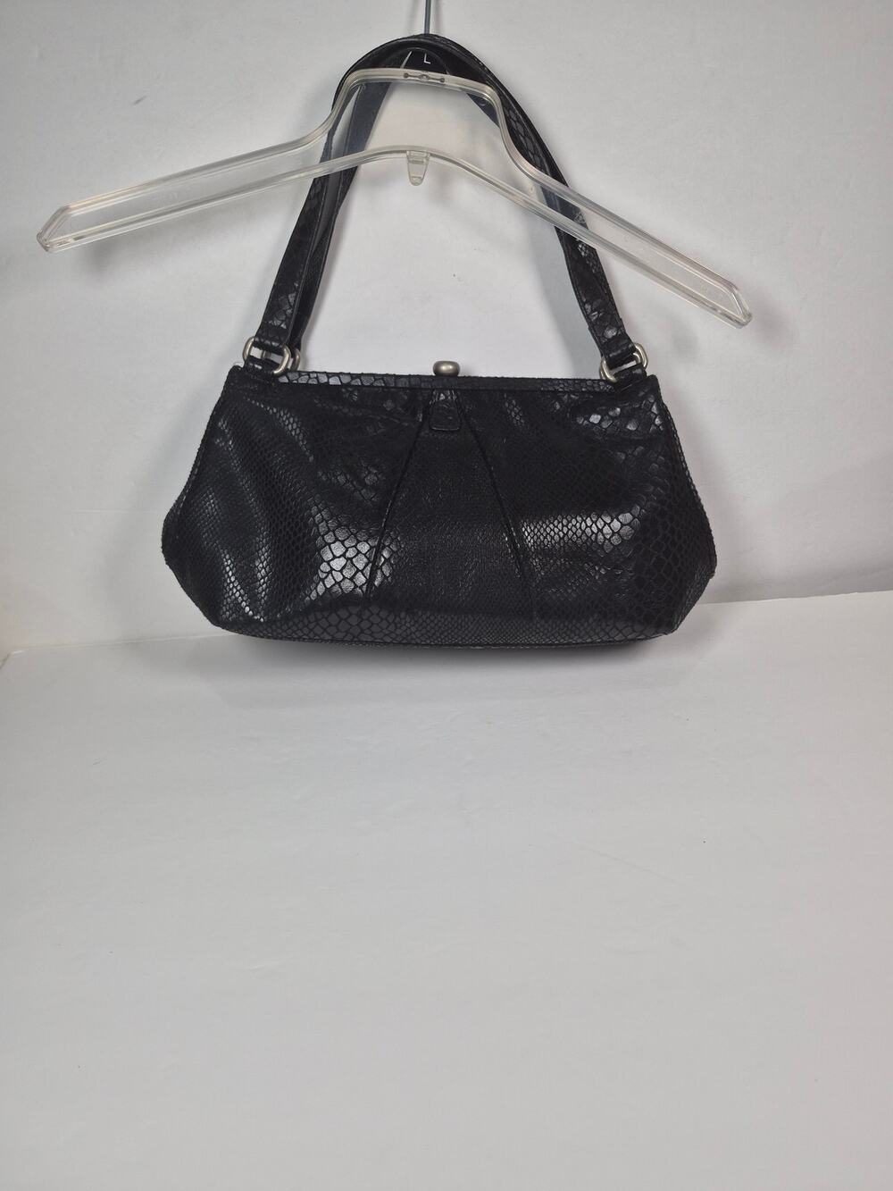 Adrianna Papell Shoulder Black Retro,Vintage  bag.